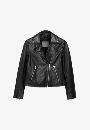 AllSaints, DALBY - Кожено яке - black