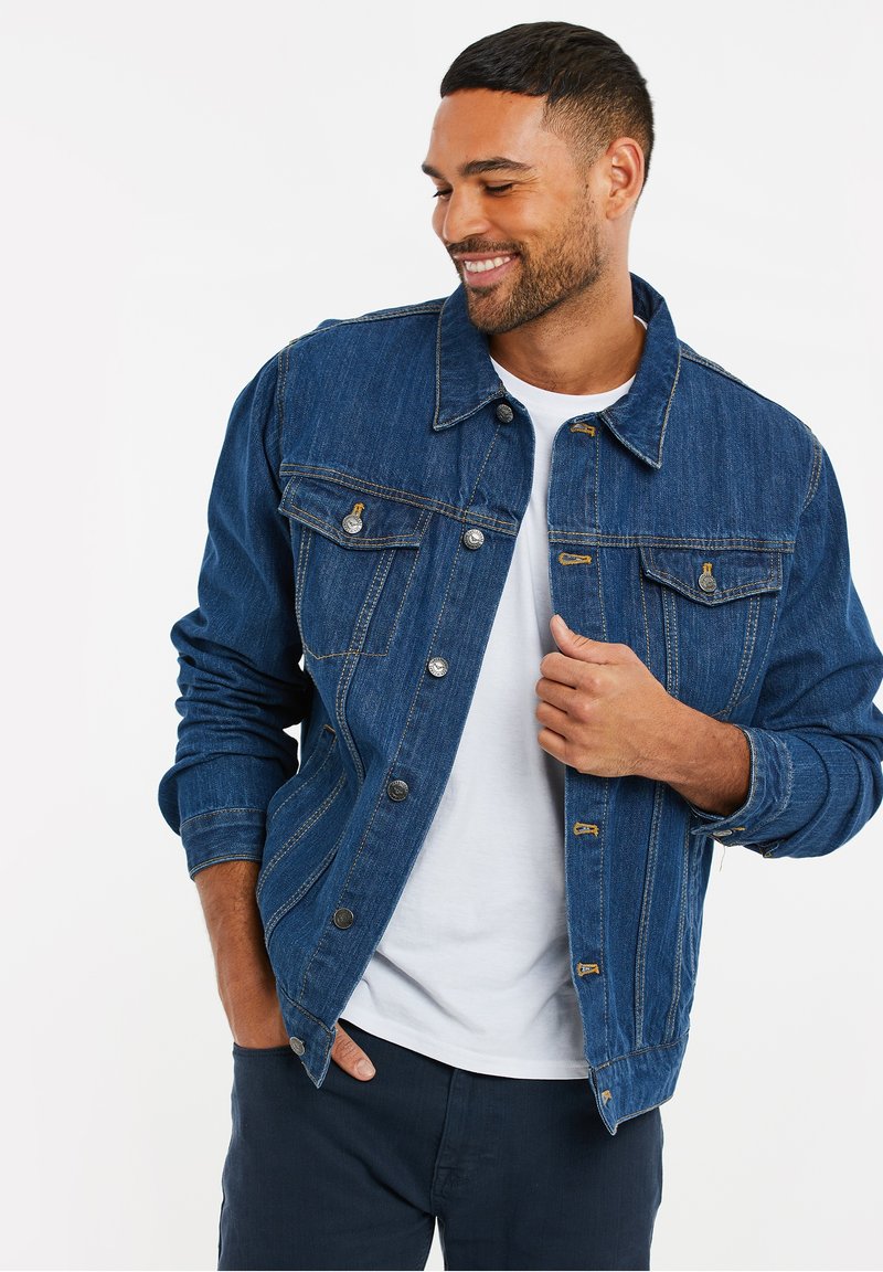 Herren Leichte Jacken | Threadbare THBLECKENBY Jeansjacke mid wash/blau - AG72624 Herren Leichte Jacken | Threadbare THBLECKENBY Jeansjacke mid wash/blau - AG72624