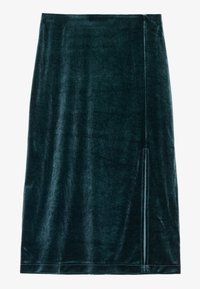 A-linjekjol - dark green