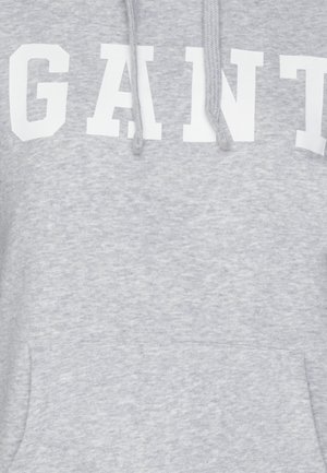 GANT, Jersey con capucha - mottled light grey