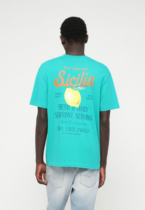 Tricou cu imprimeu - emerald