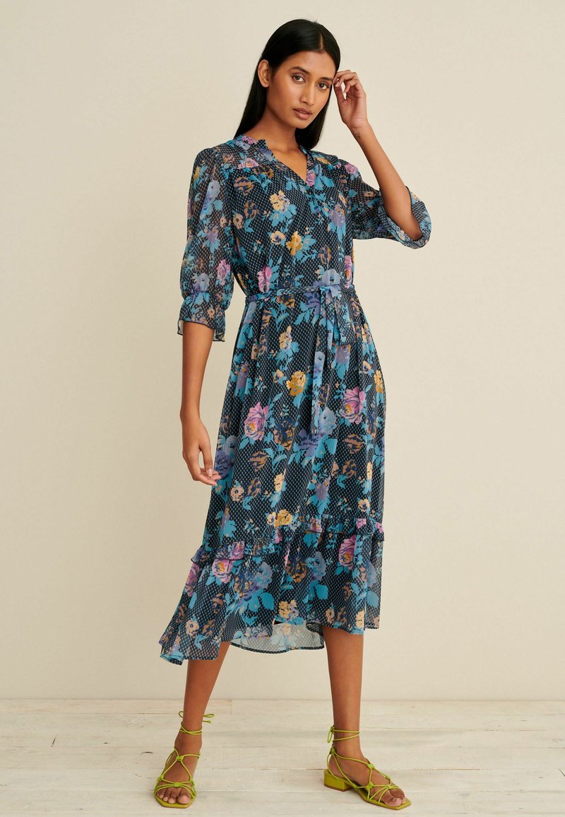 Next Chiffon Dress Midi Dresses Maxi Dress Next Pink Floral Tea Dress  Modest Almond