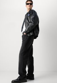 HUGO NATE - Baggy Jeans - dark grey