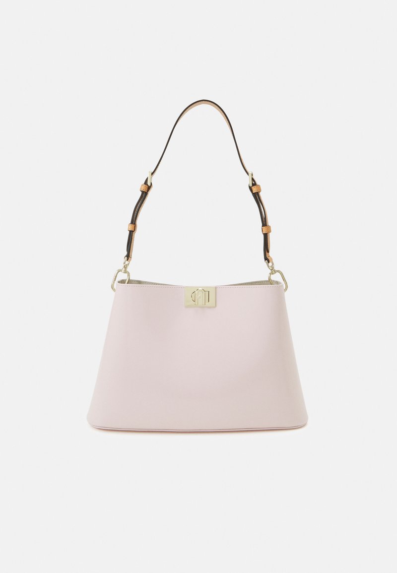 Furla FLEUR SHOULDER BAG Handväska quarzo/ljusrosa Zalando.se