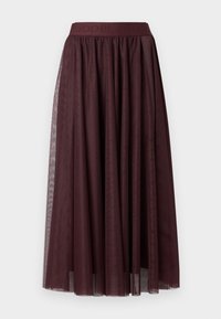 FRIDI - Trapecinis sijonas - dark red