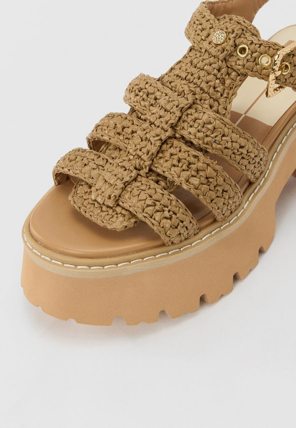 LATTICE - Platform sandals - cocoa4
