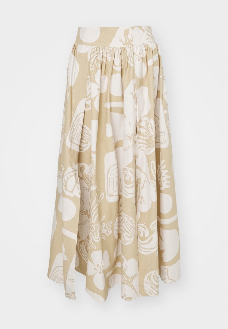 Rodebjer TAEMOO - Maxi skirt - tan - Zalando 