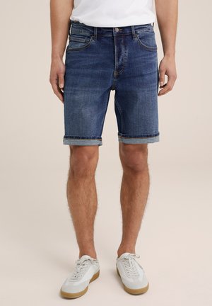 RIDGE - Shorts di jeans - blau