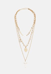 CROSS NECKLACE UNISEX - Ogrlica - gold-coloured