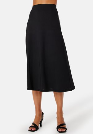 Bubbleroom MIDI SKIRT - A-lijn rok - black