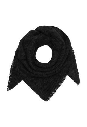 TRIANGLE AUS BOUCLÉGARN - Tuch - black