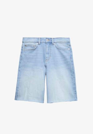 Marks & Spencer, HIGH WAISTED - Denimshorts - light indigo