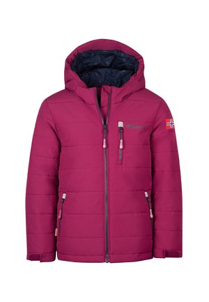TROLLKIDS, WATER RESISTANT INSULATED JACKET UNISEX - Snowboard jacket - plum/navy