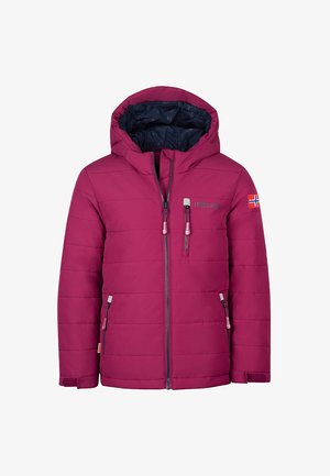 TROLLKIDS, WATER RESISTANT INSULATED JACKET UNISEX - Snowboard jacket - plum/navy