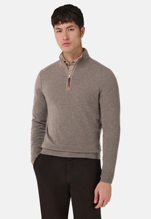 HALF-ZIP - Pullover - taupe