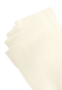 5 PAIRS OF COTTON BLEND QUARTER - Calze - beige