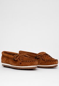 Mocassins Minnetonka Femme 403 Kilty - Marron Poussière - Taille US 5.5 - Neufs