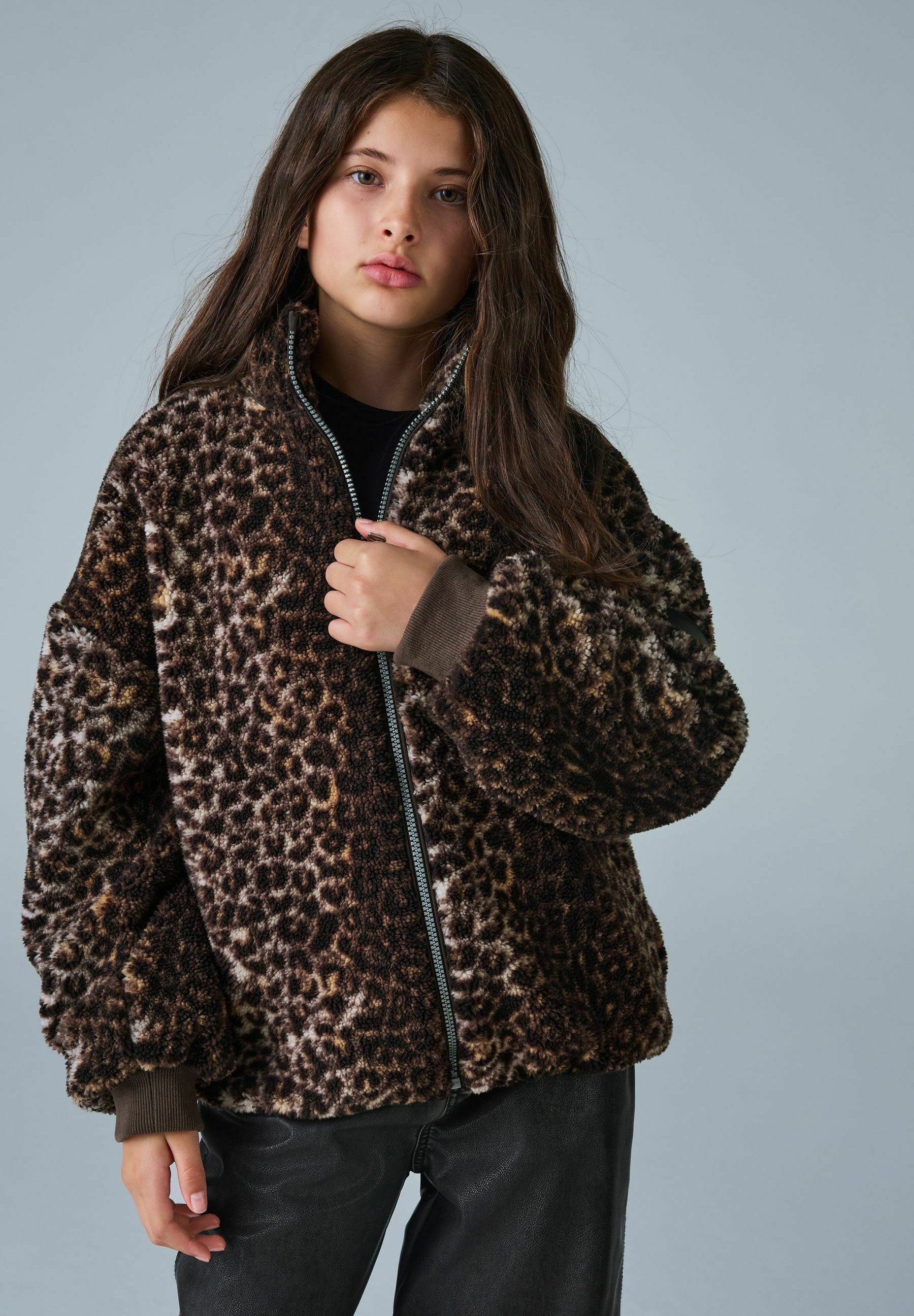 smALLSAINTS Fleece jacket - leopard/dark brown - Zalando