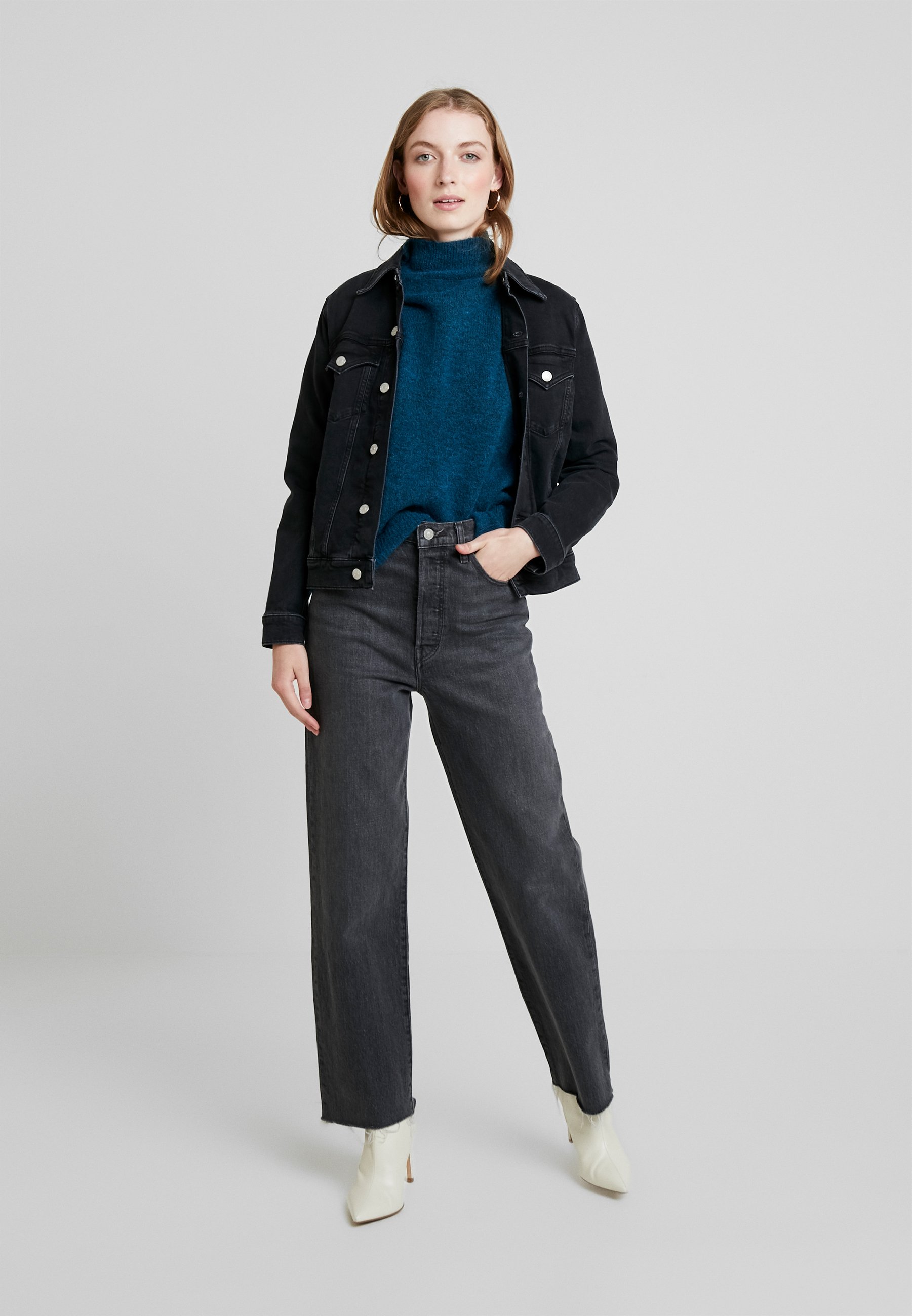 Cream KAITLYN Strikkegenser ocean bluepetroleumsblå Cream KAITLYN Strikkegenser ocean bluepetroleumsblå
