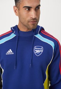 adidas Performance ARSENAL FC URBAN PURIST HOODIE - Klupska odjeća - victory blue/bright yellow/bright cyan