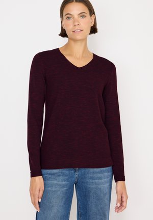 V-NECK - Pullover - rot