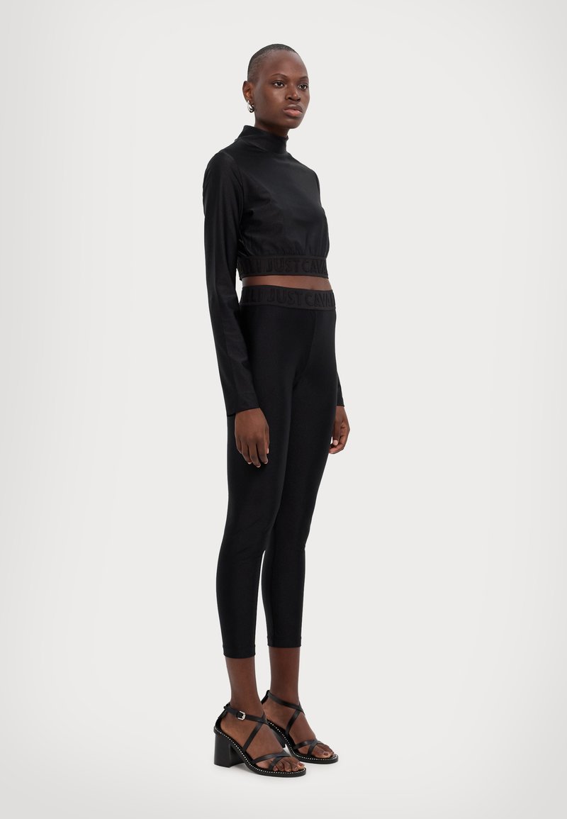 Just Cavalli SKINNY FOUSEUX - Leggingek - Nadrágok - black