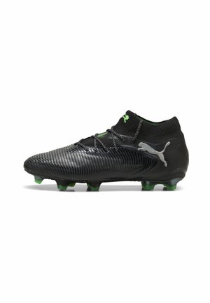 FUTURE 8 ULTIMATE - Moulded stud football boots - black cool light gray fluo green