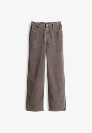 OPUS, HIGH RISE WIDE LEG - Trousers - warm greige