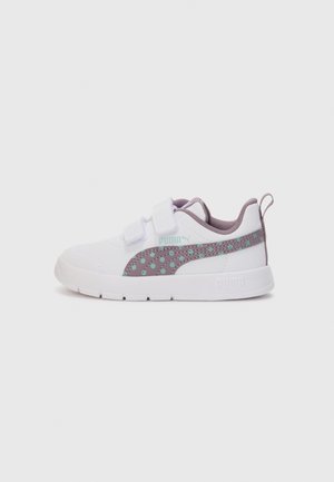 COURTFLEX V3 DOTTY UNISEX - Laufschuh Straße - white/plum jam/light moss