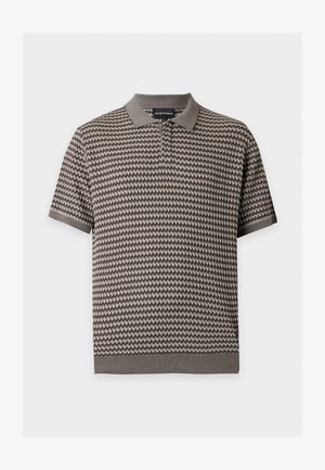 Emporio Armani, Poloshirt - gray/beige