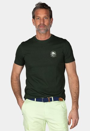 Print T-shirt - forest green