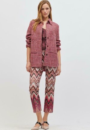 Classic coat - mottled pink