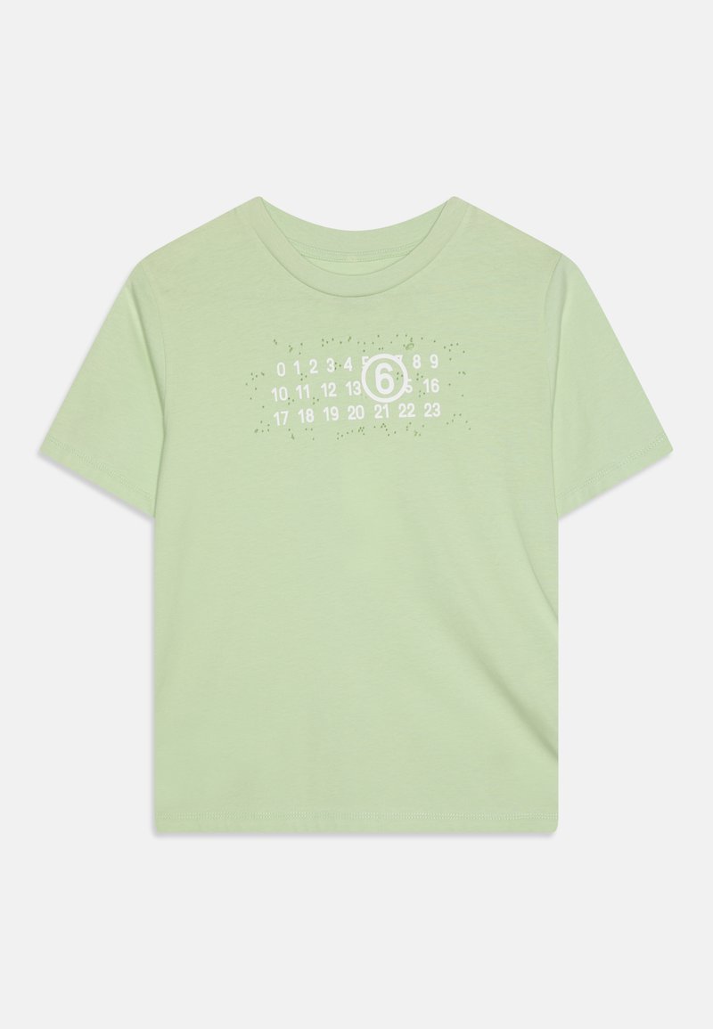 MM6 Maison Margiela T-shirt print lichtgroen MM6 Maison Margiela T-shirt print lichtgroen