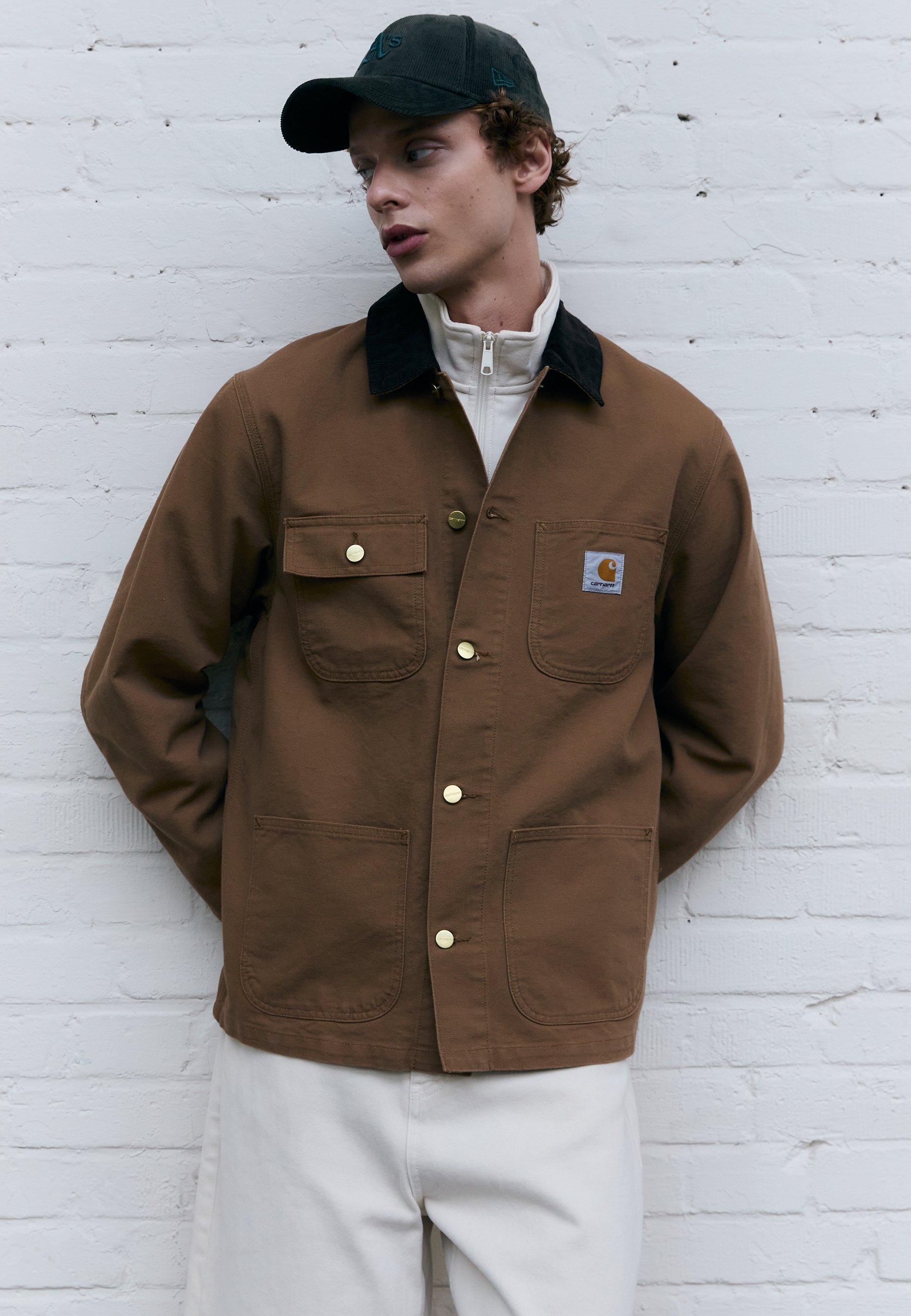 Carhartt WIP MICHIGAN COAT - Denim jacket - hamilton brown