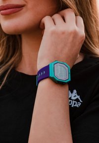Kappa SEATTLE LCD COLORS - Digitalklocka - light blu