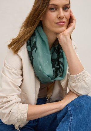 LOOP MIT FOLIENDETAILS - Snood - grün