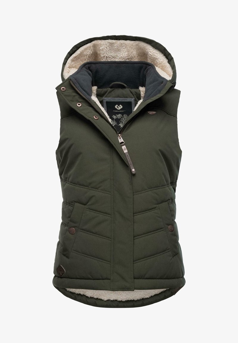 Ragwear HESTY - Brezrokavnik - dark olive