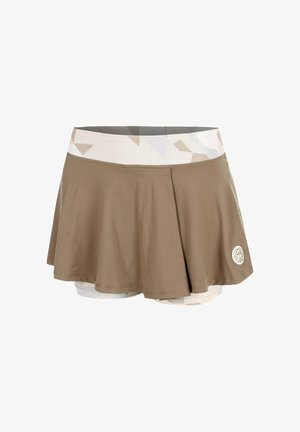 BIDI BADU, ROCK PARIS 2025 PRINTED WAVY SKORT - Falda de deporte - light brown, beige