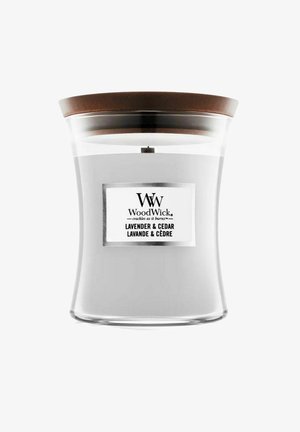 Woodwick WOODWICK MEDIUM - LAVENDER & CEDAR - Tuoksukynttilä - transparent