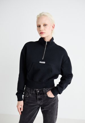 LSEGRAPHIC SARA 1/4 ZIP - Sweatshirt - black