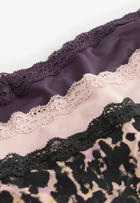 Next 3 PACK BRAZILIAN - Stringid - animal print purple blush pink