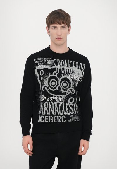 Iceberg MAGLIA GIROCOLLO - Džemperis - nero