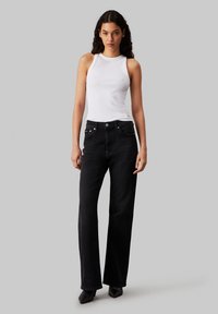 Calvin Klein Jeans LABEL TANK - Top - bright white