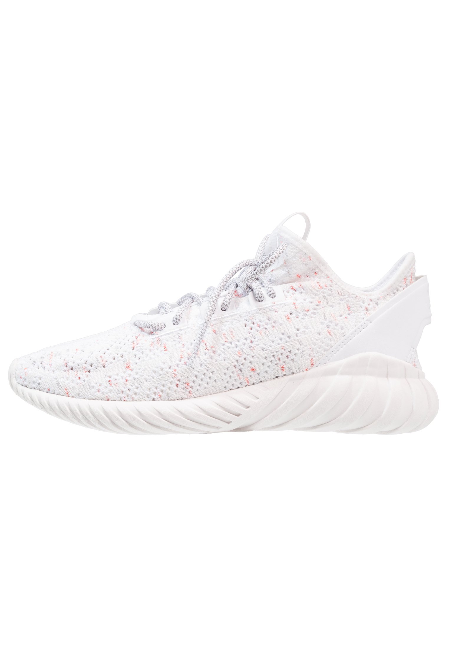 adidas Originals TUBULAR DOOM SOCK PK - Sneakersy wysokie - footwear  white/grey three/collegiate burgundy/biały - Zalando.pl