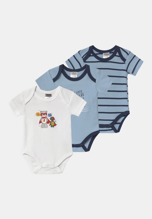 KURZARM BOYS 3 PACK - Body - blue/white