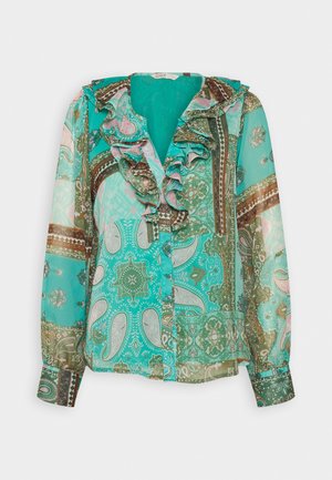 ONLY, ONLSTELLA FRILL - Bluza - electric green