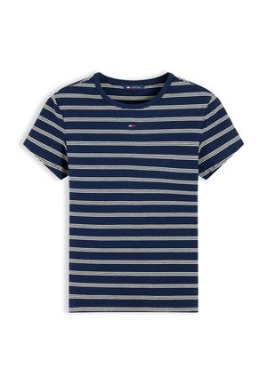 Tommy Jeans, SLIM ESSENTIAL - Základné tričko - dark blue