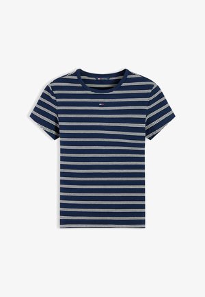 Tommy Jeans, SLIM ESSENTIAL - T-shirt basic - dark blue