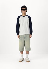 Hollister Co. BOXY - Majica z dolgimi rokavi - grey/navy