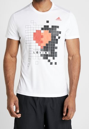 T-shirt print - white